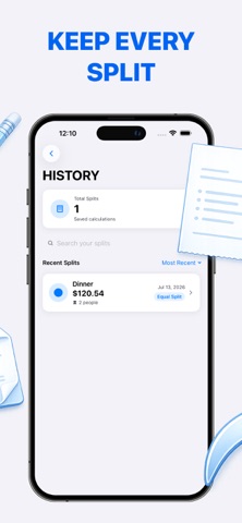 CashPay: Bill Splitter iPhone screenshot