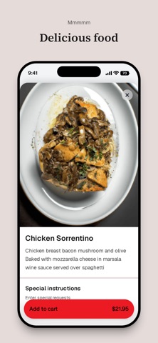 Marri's Pizza Orange iPhone screenshot