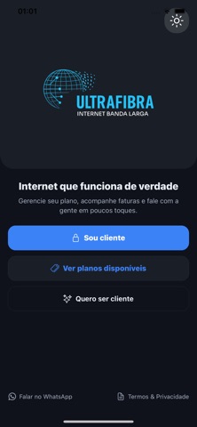 UltraFibra Internet screenshot
