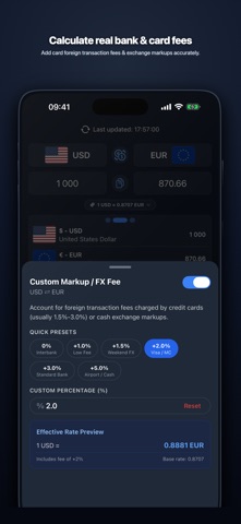 Easy Currency Converter: FOREX iPhone screenshot