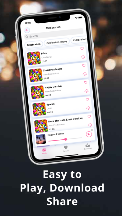 Music Track: Sound effects Screenshot