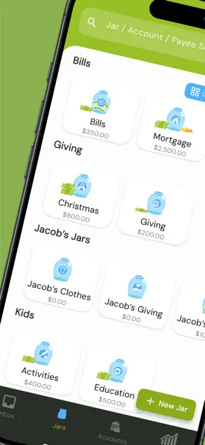 Jars: Envelope Budgeting screenshot 1