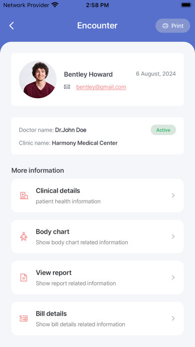 KiviCare Employee Screenshot