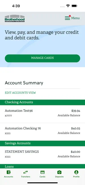 Brotherhood Credit Union screenshot 3