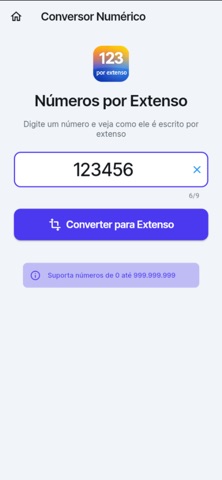 Números por Extenso screenshot