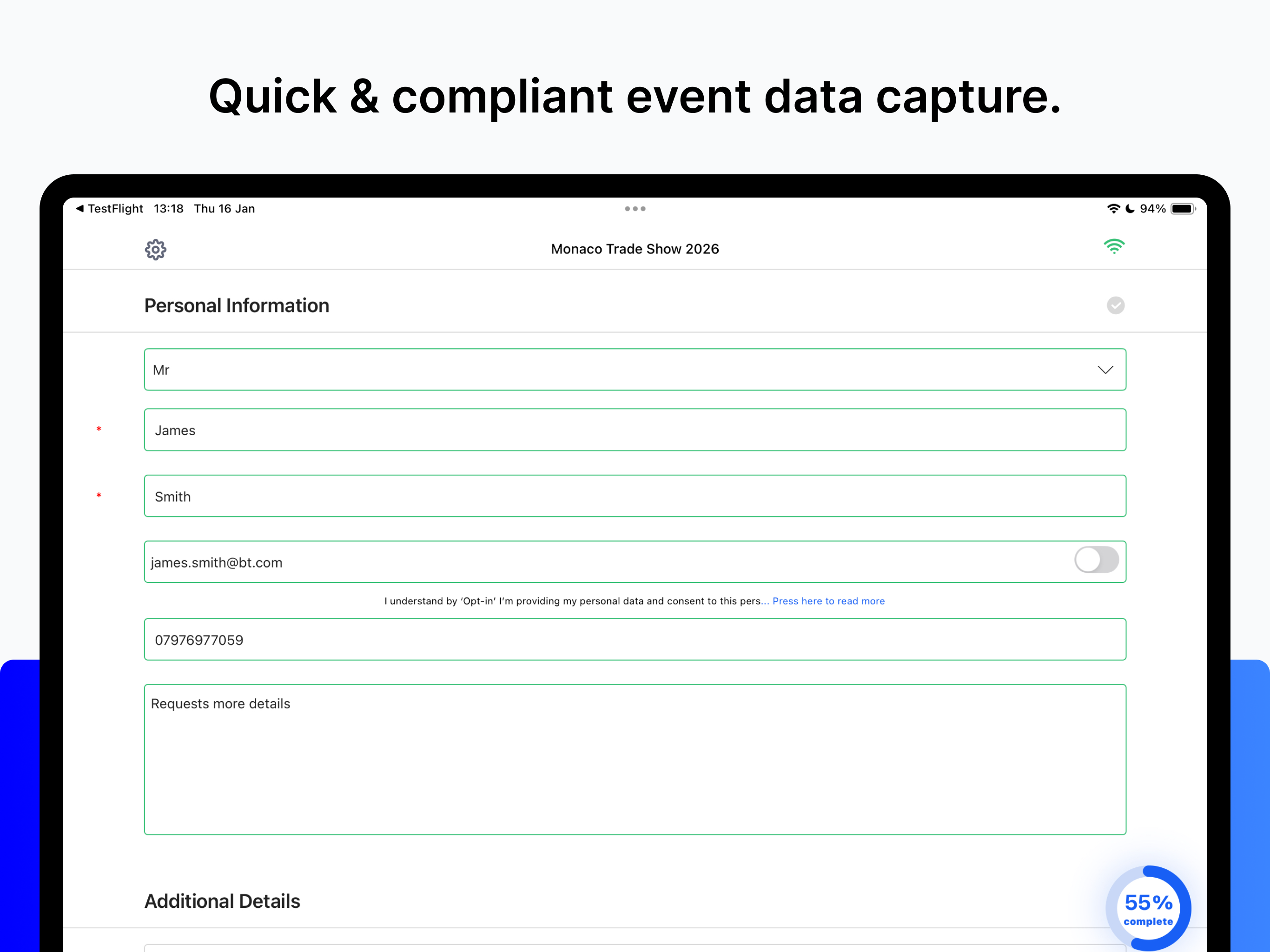 Leadr Data Capture