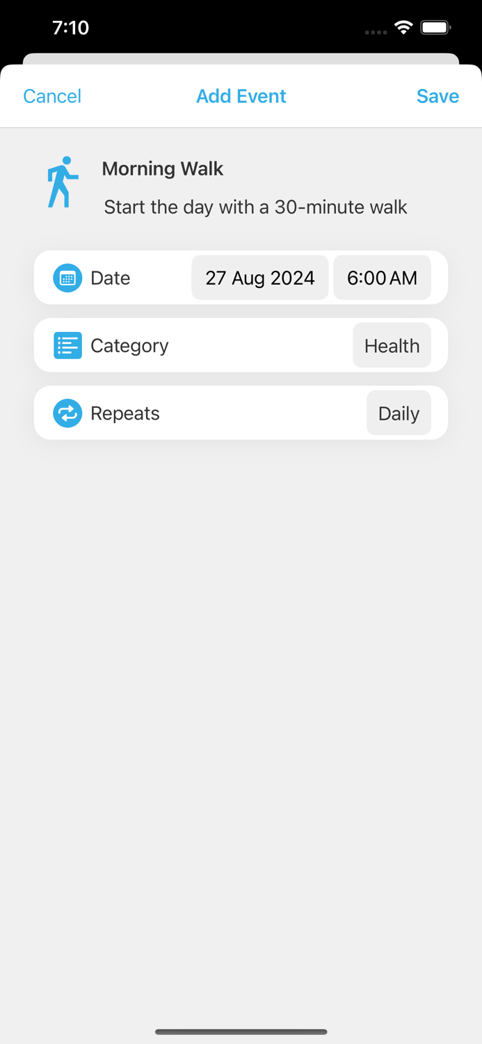 Timely - Event Reminder