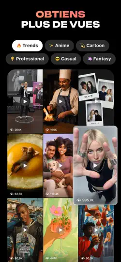 Capture d'écran de Hula - Générateur De Vidéos AI sur iPhone 6