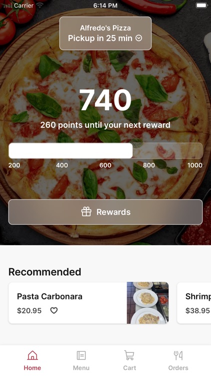 Alfredo's Pizza To Go