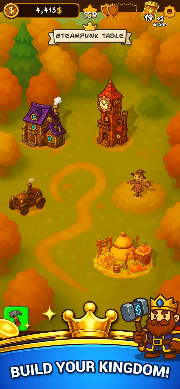 King Table - Idle RPG iOS Mod IPA screenshot 4 - iOS game interface
