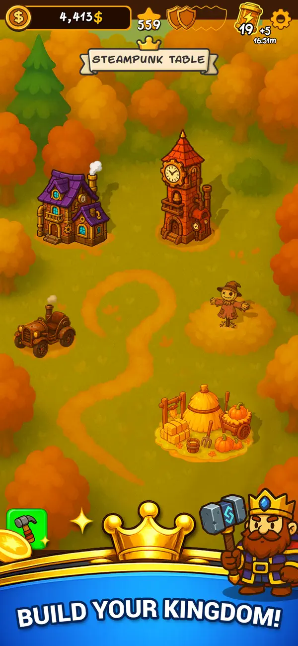 King Table - Idle RPG iOS Mod IPA screenshot 4 - iOS game interface