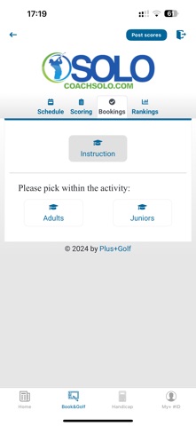 Coachsolo Golf Academy iPhone screenshot