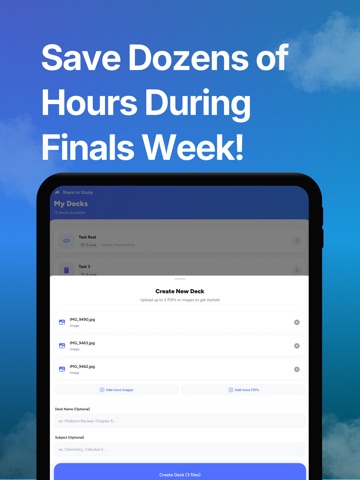 StudyShare: AI Flashcards App iPad screenshot