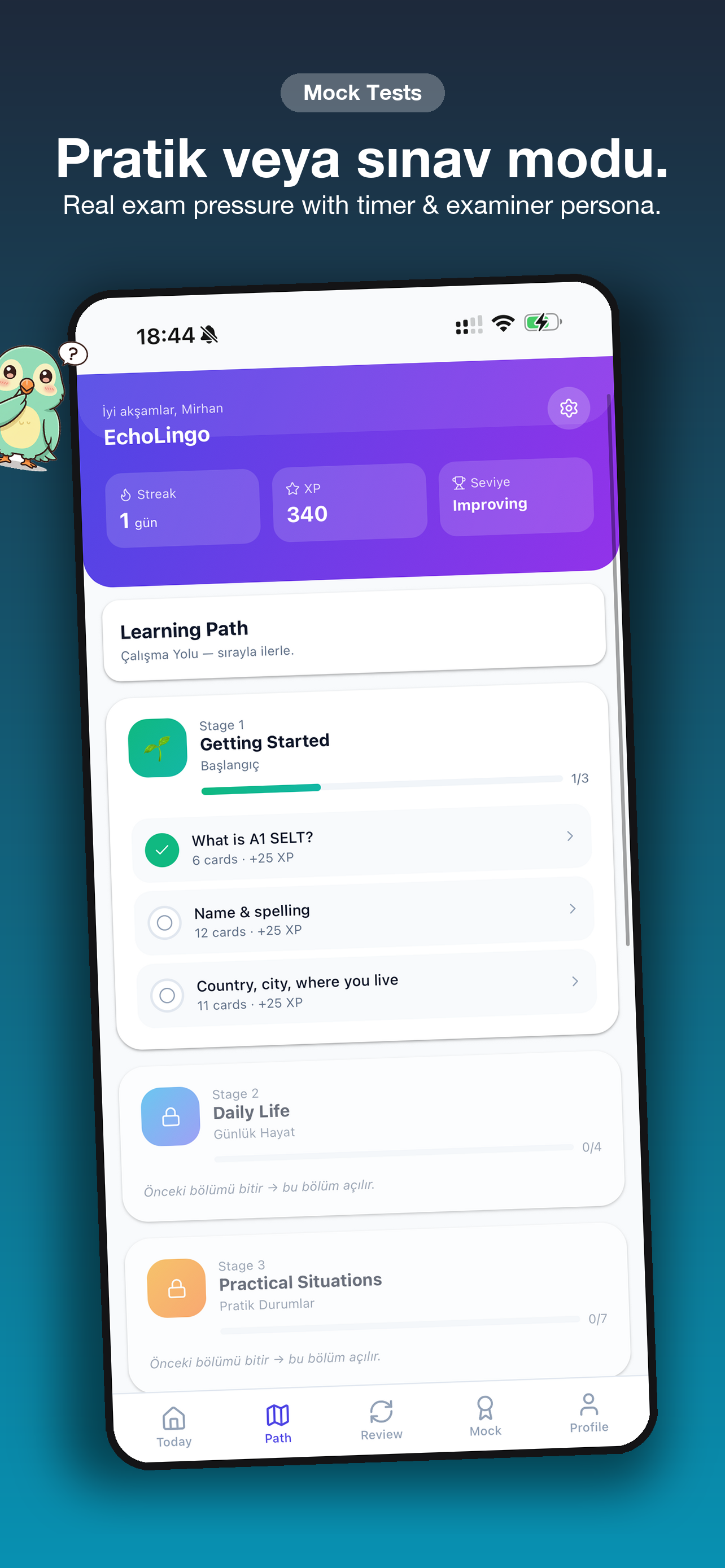 EchoLingo: A1 English Learning