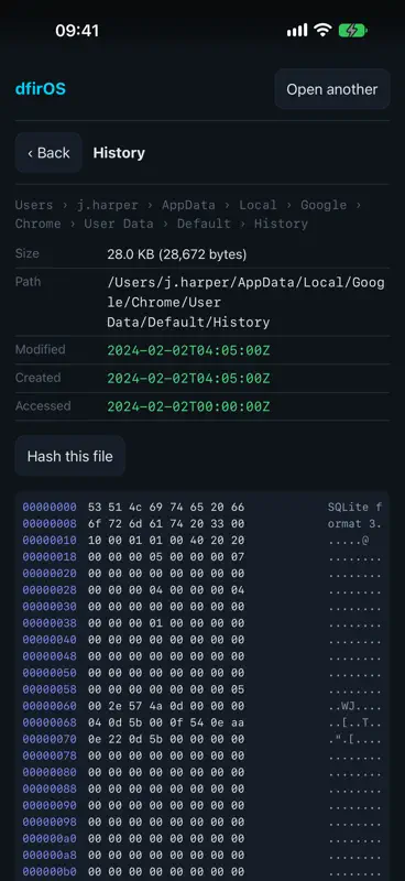 dfirOS screenshot 3 of 3
