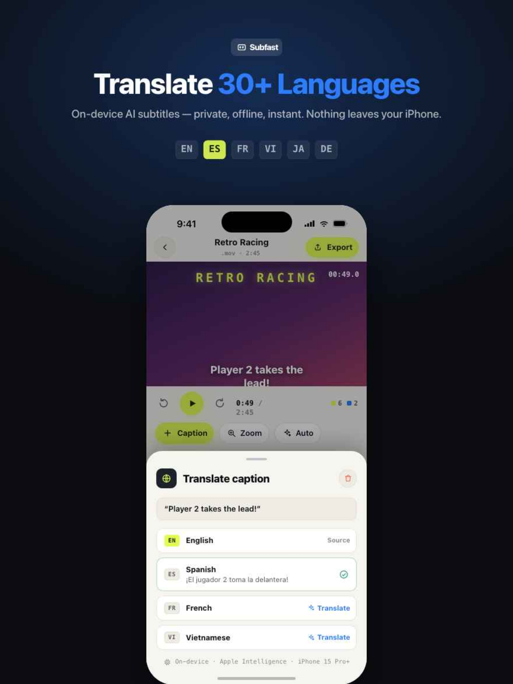 Subfast: Subtitle & Captions screenshot 9