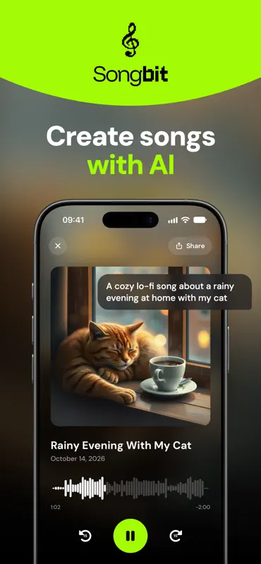 AI Music Generator - Songbit screenshot 1 of 4