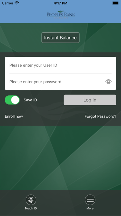Peoples Bank of Kentucky Screenshot