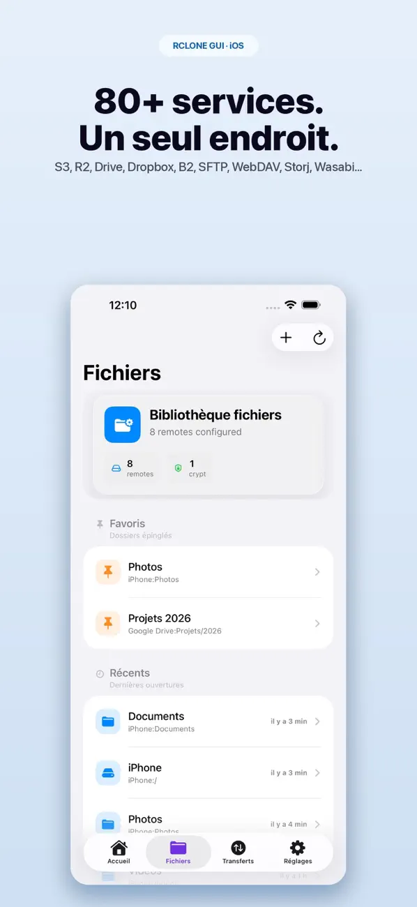 Screenshot #2 pour Rclone GUI