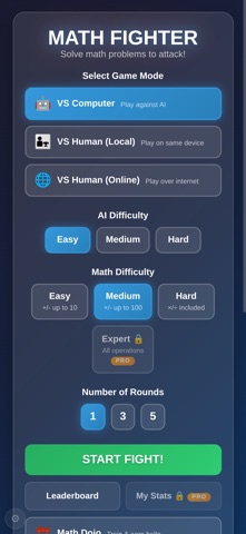 Math Fighter - Learn Math Screenshot 1 of 6