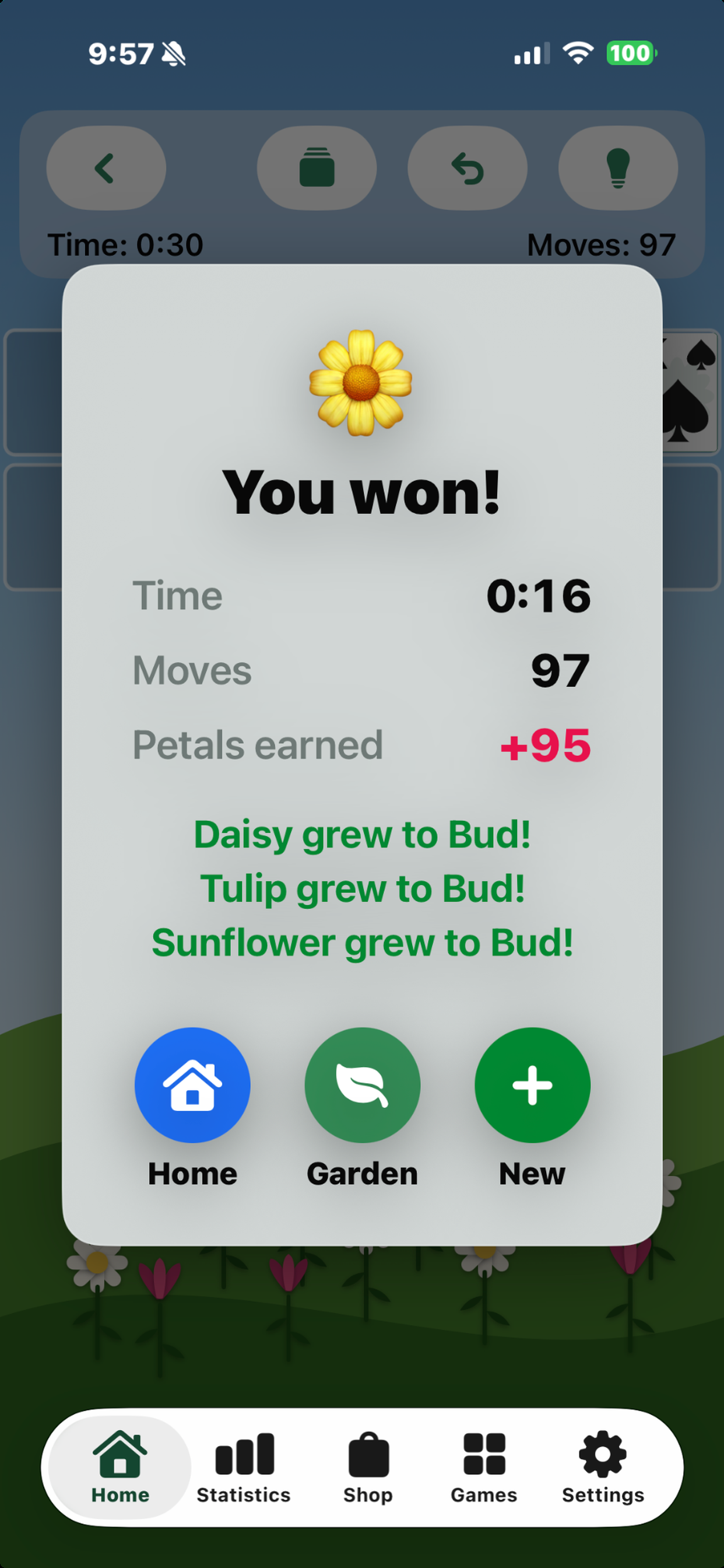 Daisy Garden FreeCell screenshot 5