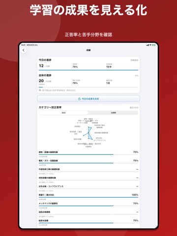 賃貸住宅メンテナンス主任者 問題集 iPad screenshot