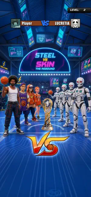 Steel Vs Skin: Basketball Game screenshot 2