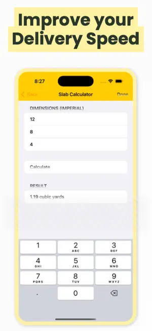 Concrete Calculator Now screenshot 2
