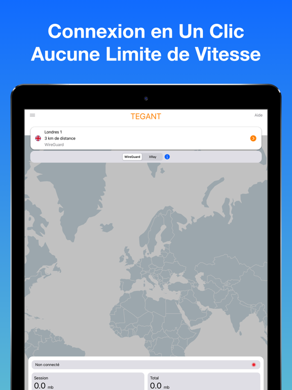 Screenshot #4 pour Tegant VPN • Unlimited Proxy