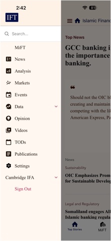 Islamic Financial Times screenshot