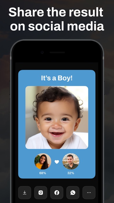 AI Baby Generator: Merge App Screenshot