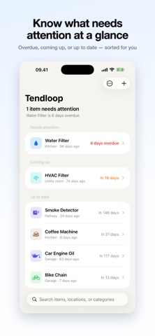 Tendloop: Home Maintenance Screenshot 1 of 5