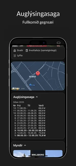 Fasteigna Appið screenshot 4