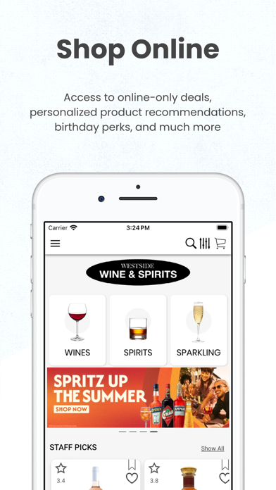 Westside Wine & Spirits Screenshot