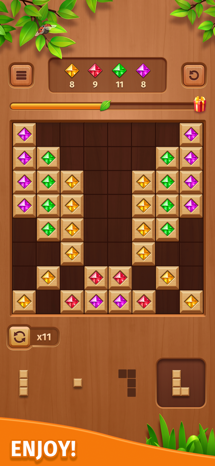 Cube Block - Woody Puzzle Game screenshot 4