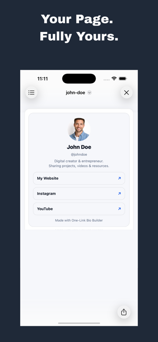 OneLink Bio Builder Screenshot 4 of 5