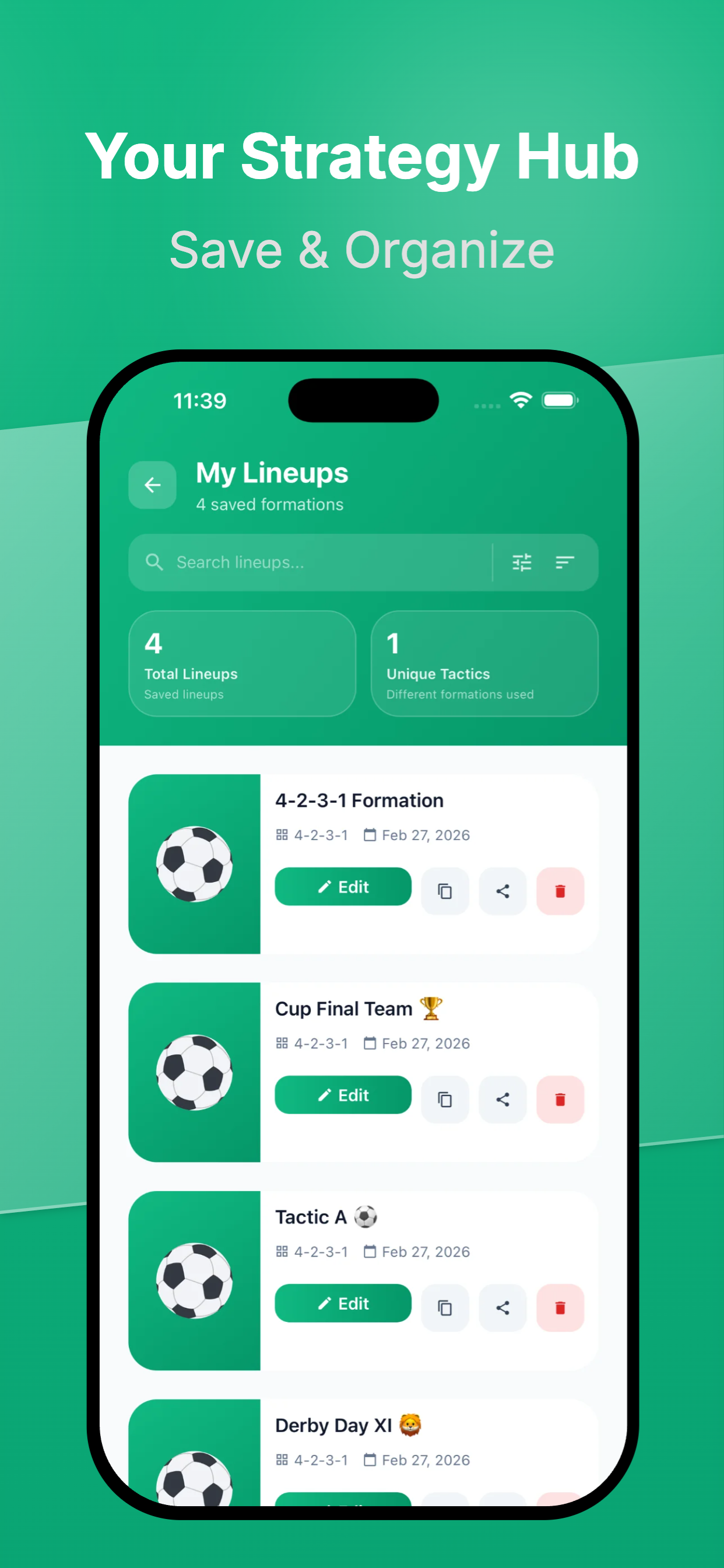 Lineup Builder: Tactics screenshot 8