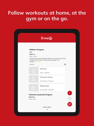 Fitness 19 Cleveland iPad screenshot