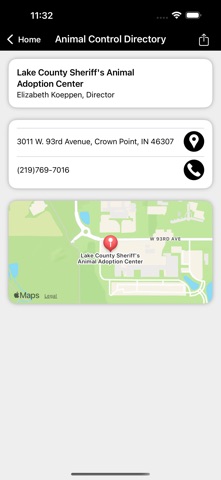 Lake County Sheriffs Office IN iPhone screenshot