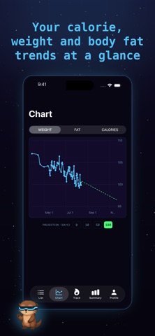 Diet Otter . Weight Tracker Screenshot 3 of 5