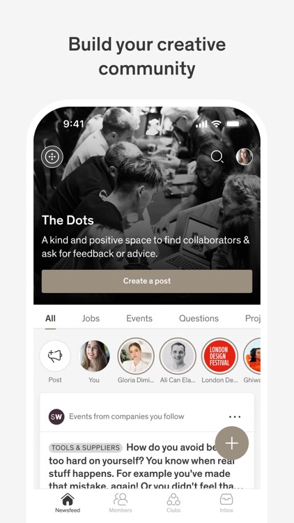 The Dots: professional network screenshot-0