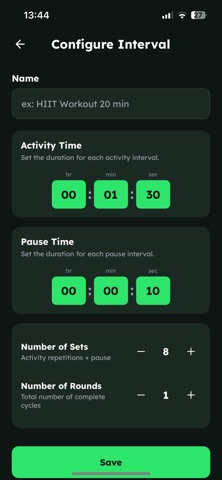 Fire&Fit Timer Screenshot 3 of 8