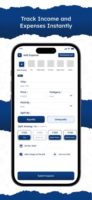 MunshiJi Daily Expense Tracker screenshot 2