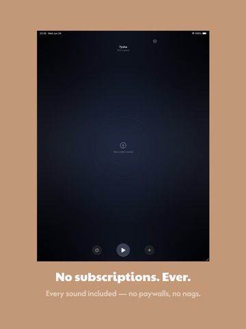 Tysha — Baby Sleep Sounds iPad screenshot