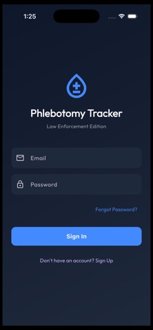 LE Phlebotomy Tracker iPhone screenshot