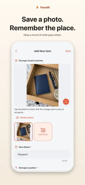 Foundit – Home Inventory screenshot 3