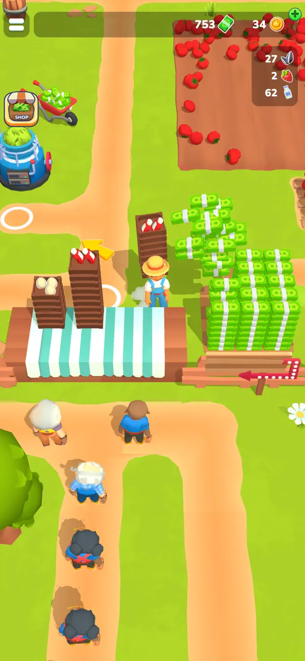 Little Farm Story: Idle Tycoon iOS Mod IPA screenshot 5 - iOS game interface