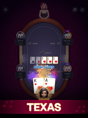 River Run: Texas Holdem Poker iPad screenshot