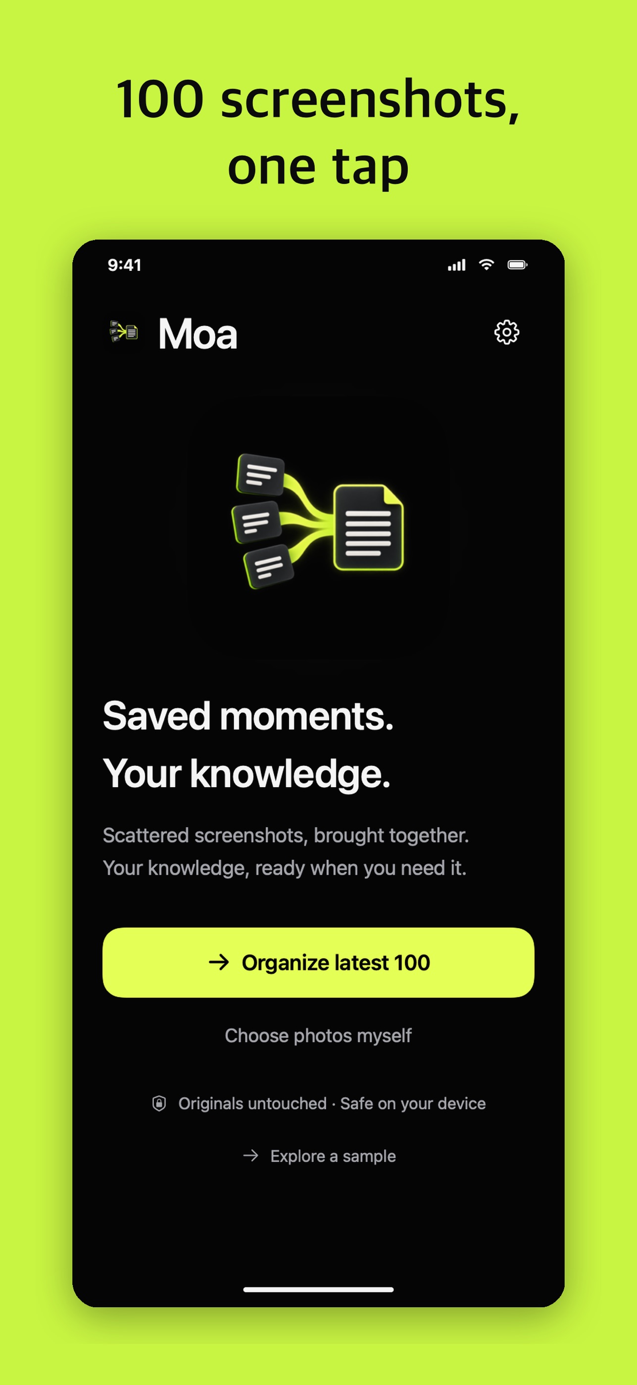 Screenshot 2 of Moa - Screenshot Notes