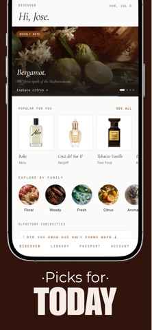 ScentPass iPhone screenshot